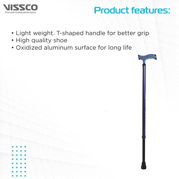 Vissco 2911 Avanti Plus - T Shape Aluminum Single Stick