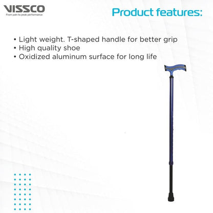 Vissco 2911 Avanti Plus - T Shape Aluminum Single Stick