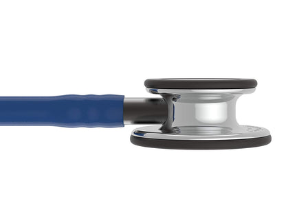 3M™ Littmann® Classic III™ Monitoring Stethoscope, 5863, Mirror - Finish Chestpiece, Navy Blue Tube, Smoke Stem