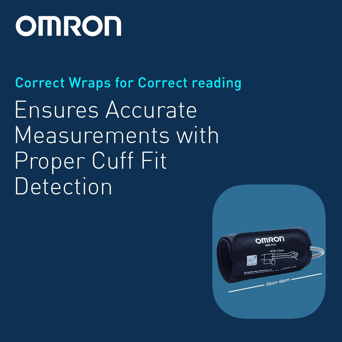Omron HEM-716A-IN Automatic BP Monitor with Voice Guide (English & Hindi) & Large LCD Display