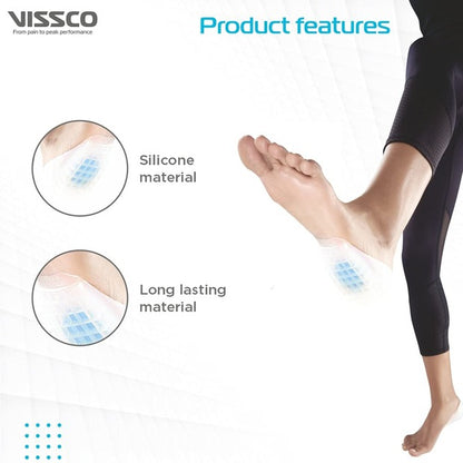 Vissco 0754 Heel Cushion with Blue Spot