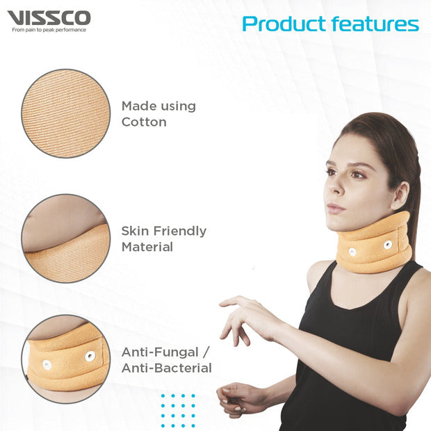 Vissco 0301 Cervical Collar without Chin Support