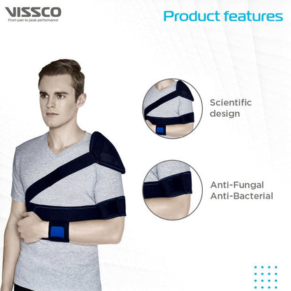 Vissco 0813 Elastic Shoulder Immobilizer with Cap