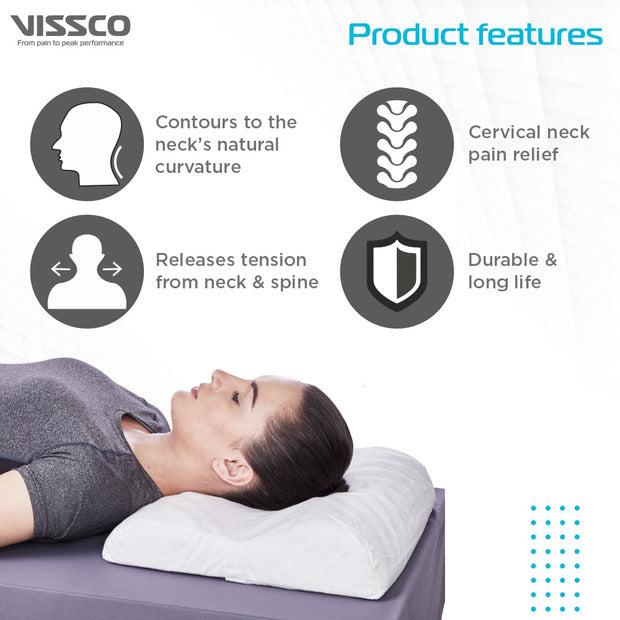 Vissco 0313 Cervical Contoured Pillow