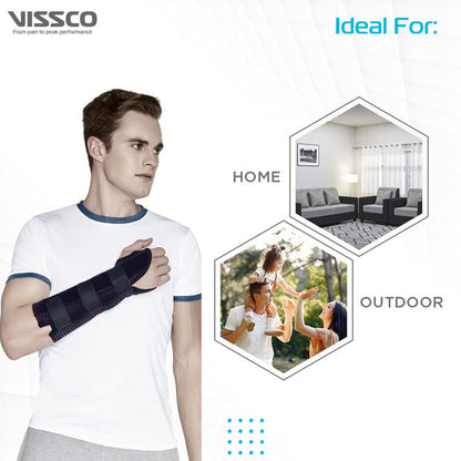 Vissco 0644 Elastic Wrist Support (21cms)