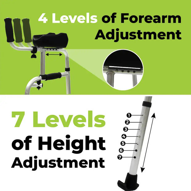 Rehamo Walkie FA Forearm Reciprocal Standing Walker