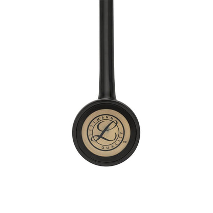 3M™ Littmann® Master Cardiology™ Stethoscope, Brass-Finish Chestpiece, Black Tube, 27 inch, 2175