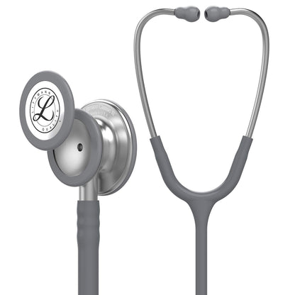 3M™ Littmann® Classic III™ Stethoscope, 5621, Standard-Finish Chestpiece, Gray Tube, 27 in, 3 Each/Case