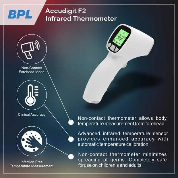 BPL Accudigit F2 Non Contact Infrared Thermometer