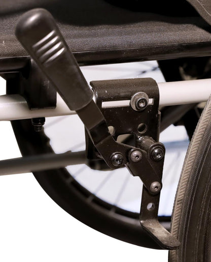 Forza Freedom Panther Self Propelled/Attendant Driven Economy Wheelchair | Mild Steel | Lightweight Foldable Design | 8” PU Castor & 24” Rear Wheel | Weight Capacity 100 kg