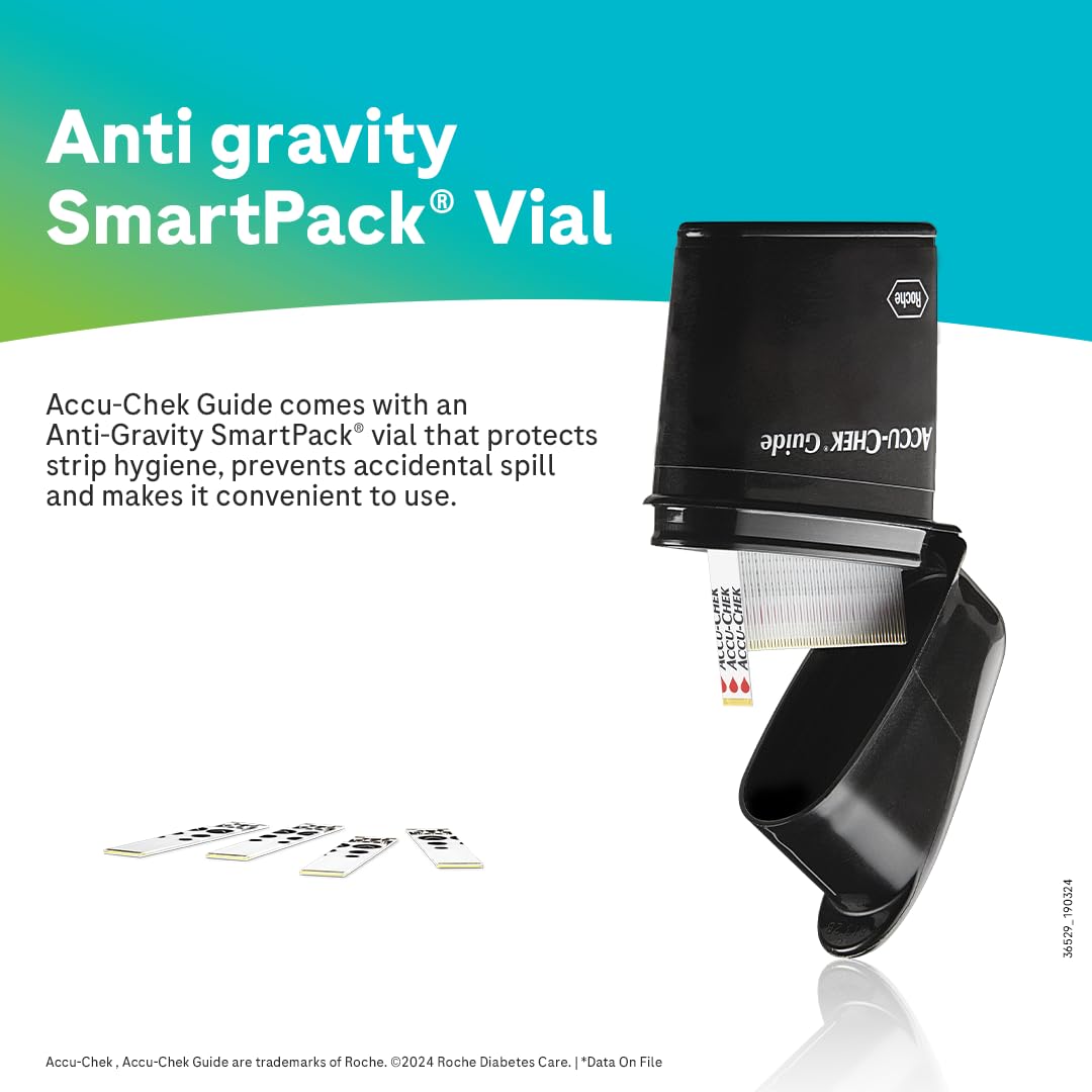 Accu-Chek Guide Smart Blood Sugar  Monitor with Bluetooth Connectivity 