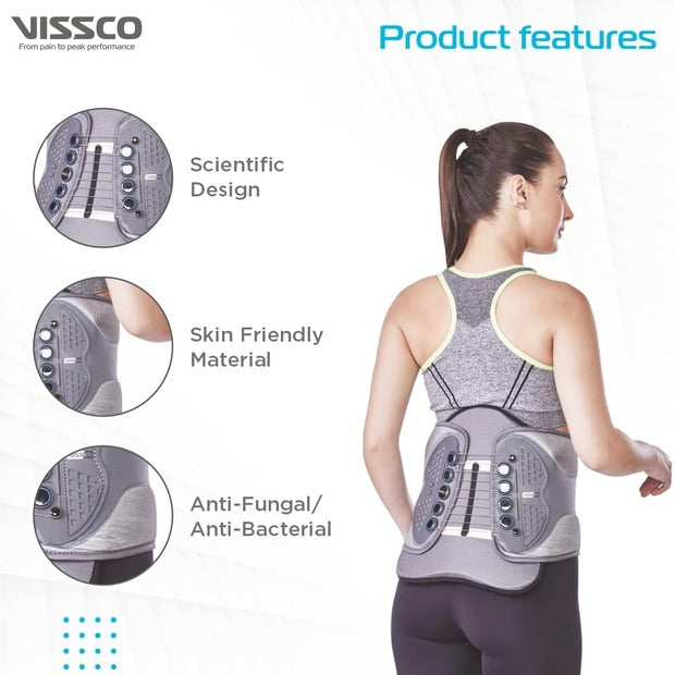 Vissco 0126 Flexi Lacepull LS Belt with Moulding