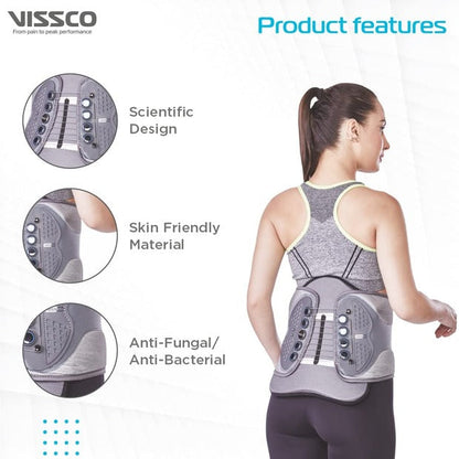 Vissco 0126 Flexi Lacepull LS Belt with Moulding