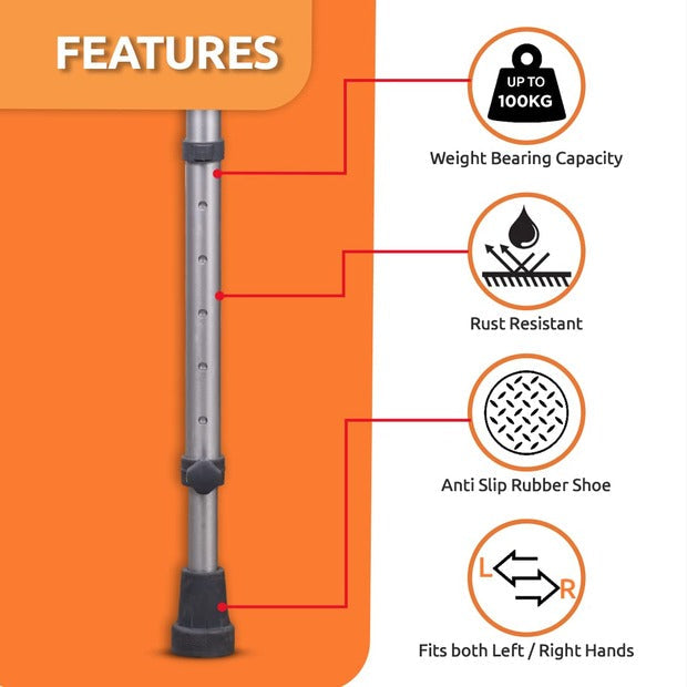 Vissco 0916 Astra Plus Crutch