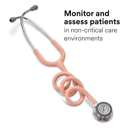 3M™ Littmann® Classic III™ Stethoscope, Stainless Chestpiece, Champagne Rose Satin Finish Tube, 5910C