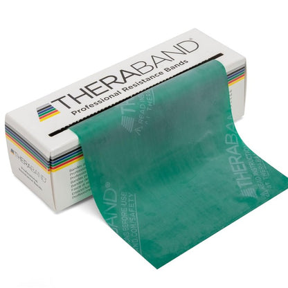 Theraband Green Professional Latex Resistance Bands Heavy Strength 5feet - Green