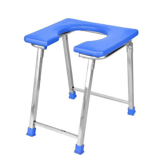 Neosafe Stainless Steel Premium Folding Commode Stool