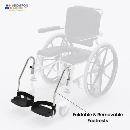 Arcatron Prime SSS100 Shower Commode Wheelchair