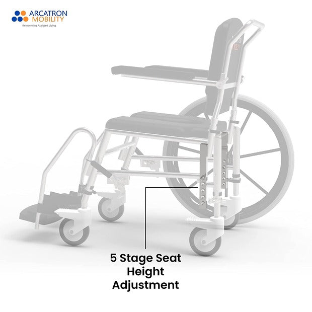 Arcatron Prime SSS100 Shower Commode Wheelchair