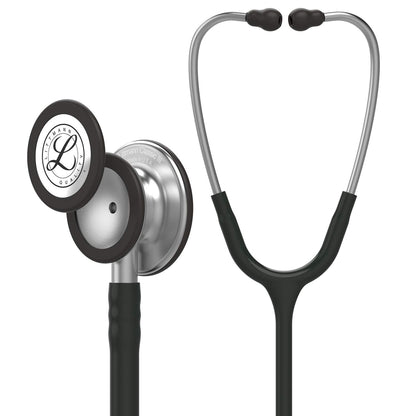 3M™ Littmann® Classic III™ Stethoscope, 5620, Standard-Finish Chestpiece, Black Tube, 27 in, 3 Each/Case