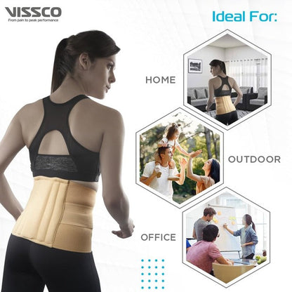 Vissco 0112 Sacro Lumbar Belt 12" Back Double Strap