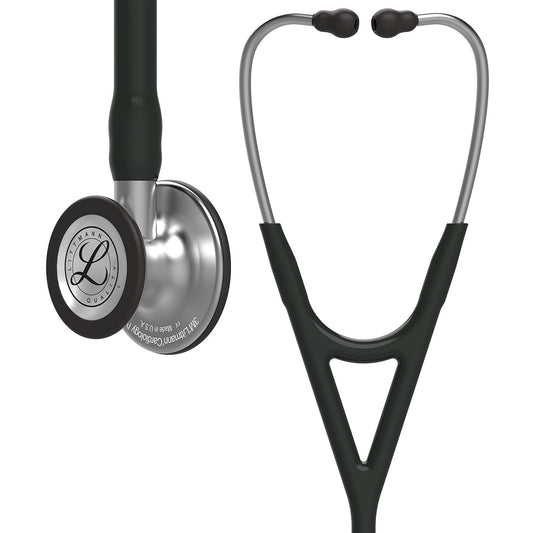 3M™ Littmann® Cardiology IV™ Diagnostic Stethoscope, 6152, Standard-Finish Chestpiece, Black Tube, 3 Each/Case