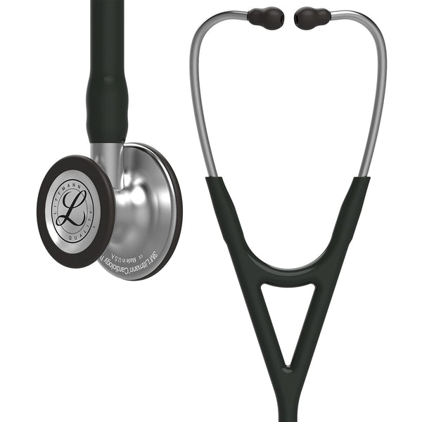 3M™ Littmann® Cardiology IV™ Diagnostic Stethoscope, 6152, Standard-Finish Chestpiece, Black Tube, 3 Each/Case