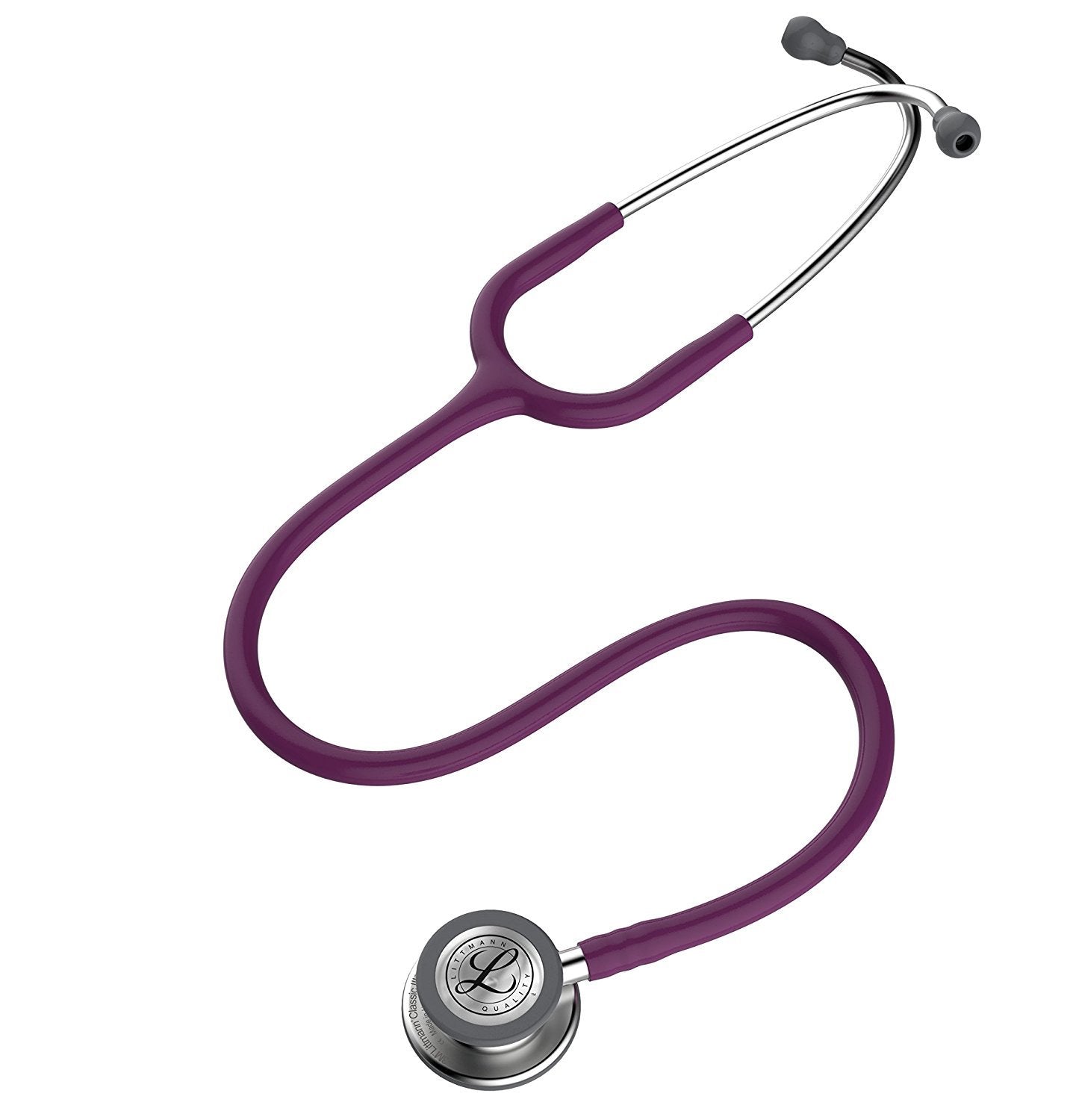 3M™ Littmann® Classic III™ Stethoscope, 5831, Standard-Finish Chestpiece, Plum Tube, 27 in, 3 Each/Case