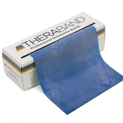 Theraband Blue Professional Latex Resistance Bands Extra Heavy Strength 5feet - Blue