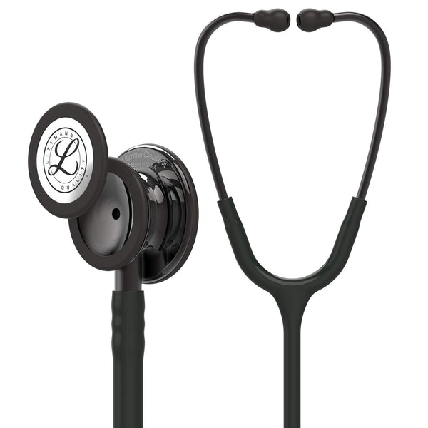 3M™ Littmann® Classic III™ Stethoscope, 5811, Smoke-Finish Chestpiece, Black Tube, 27 in, 3 Each/Case