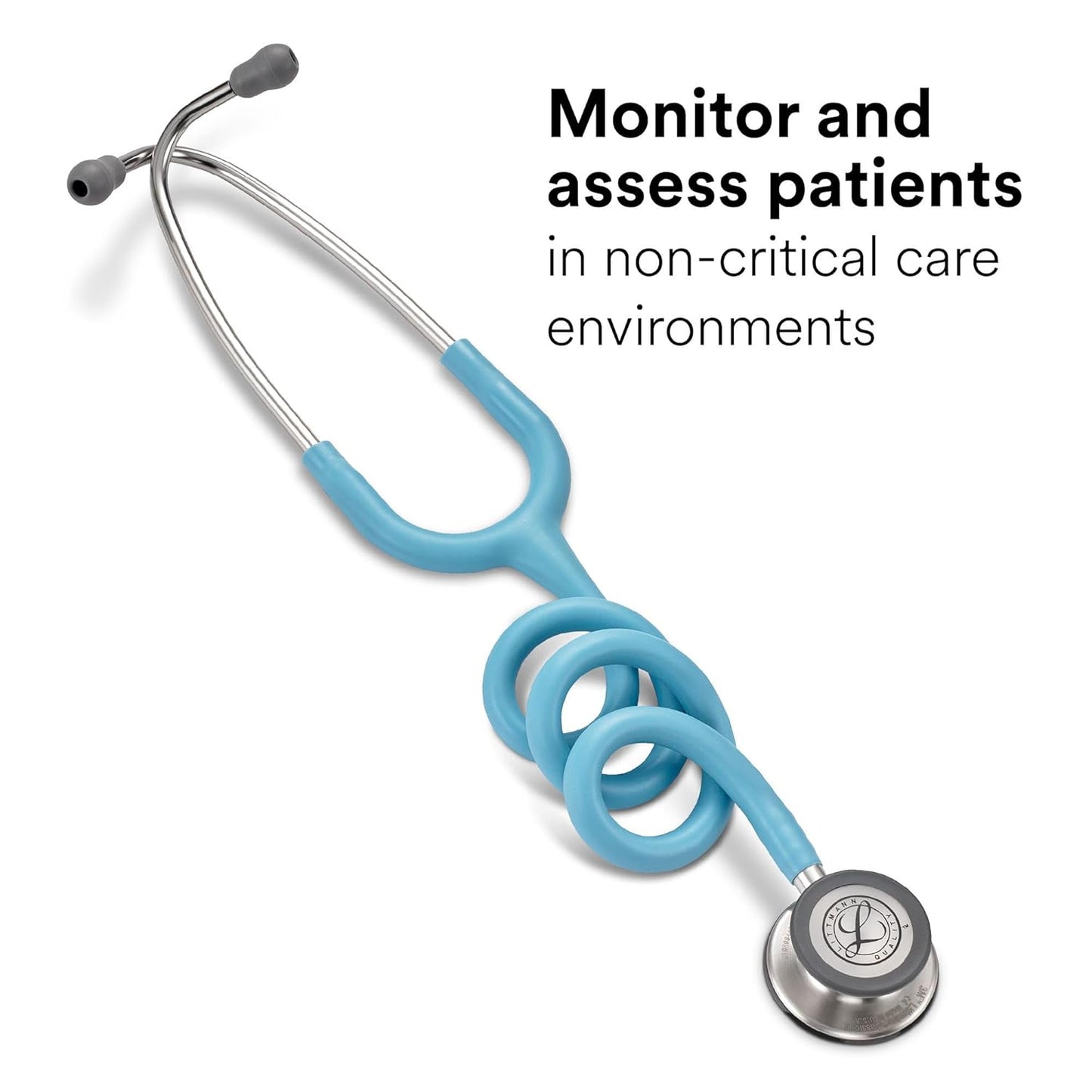 3M™ Littmann® Classic III™ Stethoscope, Stainless Chestpiece, Marine Blue Satin Finish Tube, 5912C