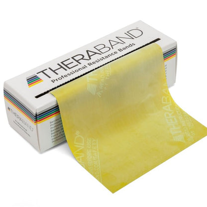 Theraband Yellow Thin Professional Latex Resistance Bands 5Feet - Yellow