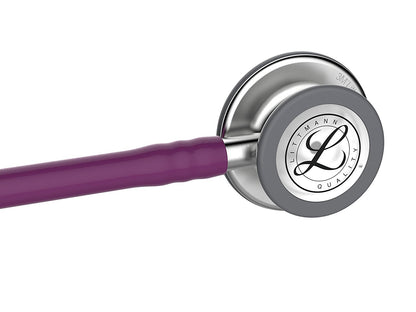 3M™ Littmann® Classic III™ Stethoscope, 5831, Standard-Finish Chestpiece, Plum Tube, 27 in, 3 Each/Case