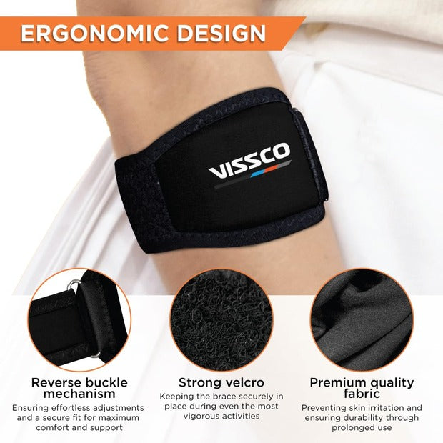 Vissco 2617 Tennis Elbow Support (Mild Support)