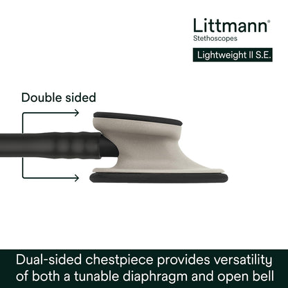 3M™ Littmann®  Lightweight II S.E. Stethoscopes 2450, Black Tube, 28 inch, 3 Each/Case