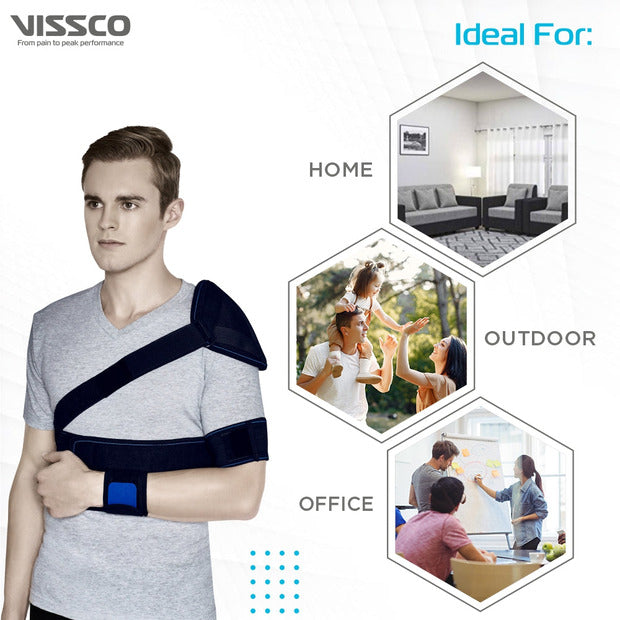 Vissco 0813 Elastic Shoulder Immobilizer with Cap