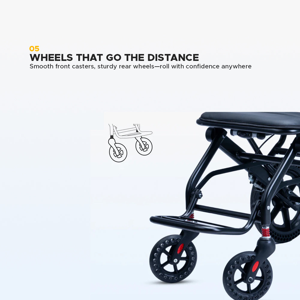 Frido Foldable Travel Wheelchair