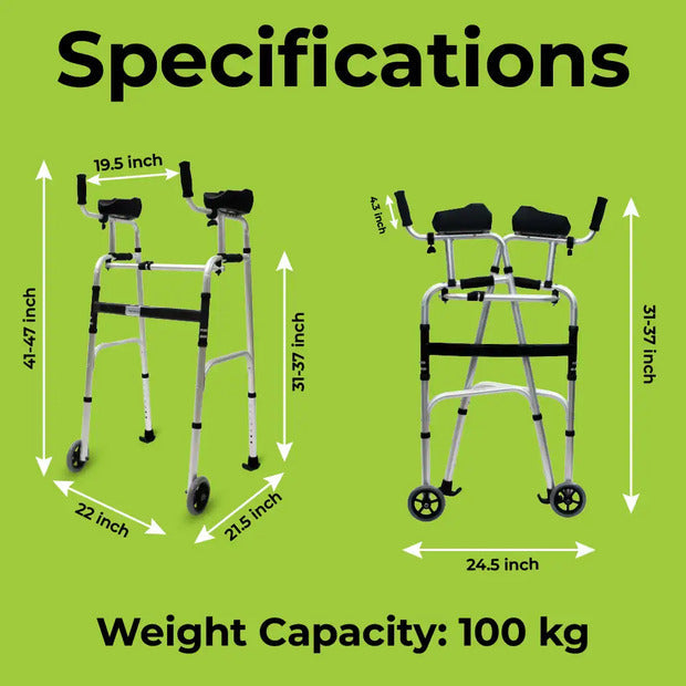 Rehamo Walkie FA Forearm Reciprocal Standing Walker