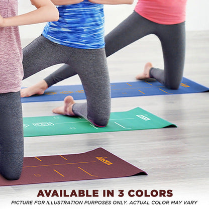 Vissco 6024 Blue Seven Chakras Alignment Yoga Mat 72″ x 24″