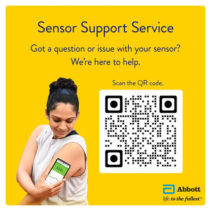Abbott | FreeStyle Libre CGM Sensor | A Smart Alternative to Traditional Glucose Monitoring | Continuous Glucose Tracking Day & Night | Helps with Better Diabetes Management | No Finger Pricks Required1 | Pack of 2