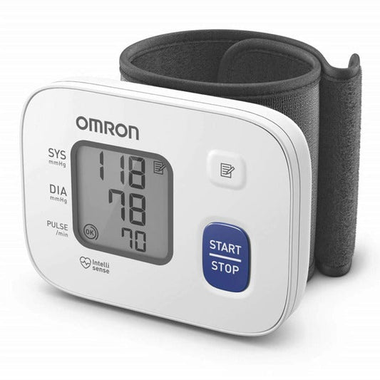 Omron HEM 6161 Wrist BP Monitor with 30 Memory & Storage Case