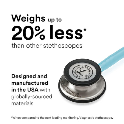 3M™ Littmann® Classic III™ Stethoscope, Stainless Chestpiece, Marine Blue Satin Finish Tube, 5912C