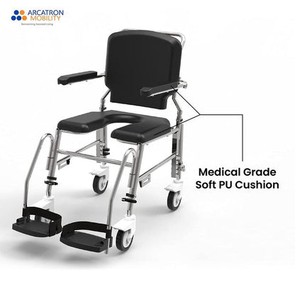 Arcatron Prime SAS 100 Shower Commode Wheelchair