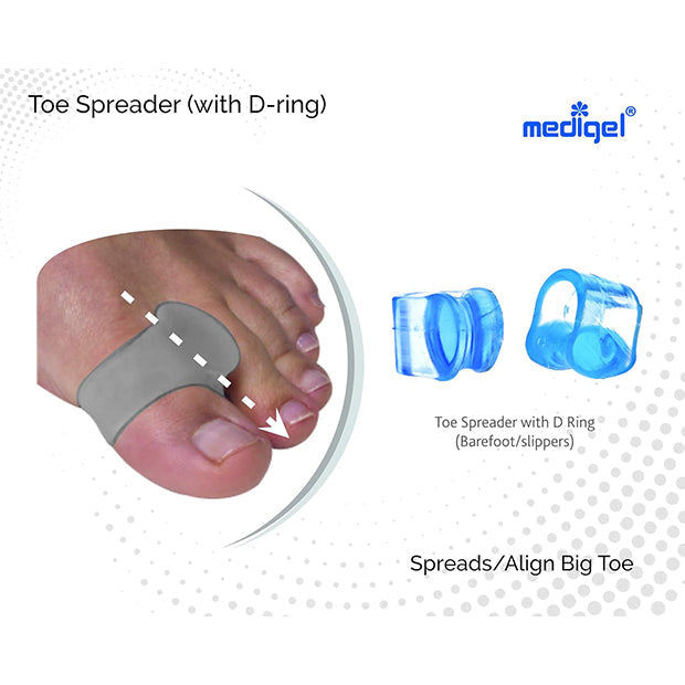 Medigel Gel Toe Spreader (With D Ring)