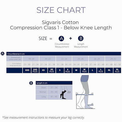 Sigvaris Class 1 Compression Stockings  – Below Knee Length