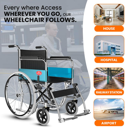 Easycare 809PCL Standard Manual Foldable Wheelchair