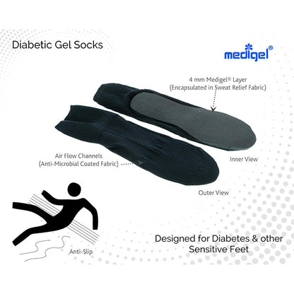 Medigel Arthritic/Diabetic Gel Socks