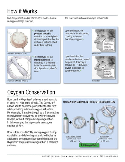 Drive Oxymizer Oxygen Conserver (Pendant Shape)-Transperent, White