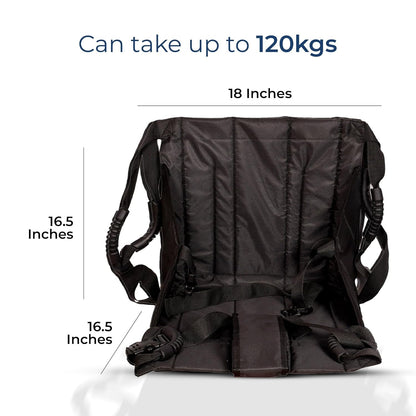 LiftMate Patient Transfer Sling with Safety Harness | Elderly Lifting Belt for Bed to Wheelchair Transfer | Mobility Aid for Senior Care, Disabled, Hospitals, Caregivers – 120kg Support