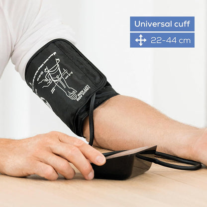 Beurer BM54 Bluetooth Upper Arm Blood Pressure Monitor | XL Display, Universal Cuff Up to 44 cm, Pulse Measurement, Risk Indicator